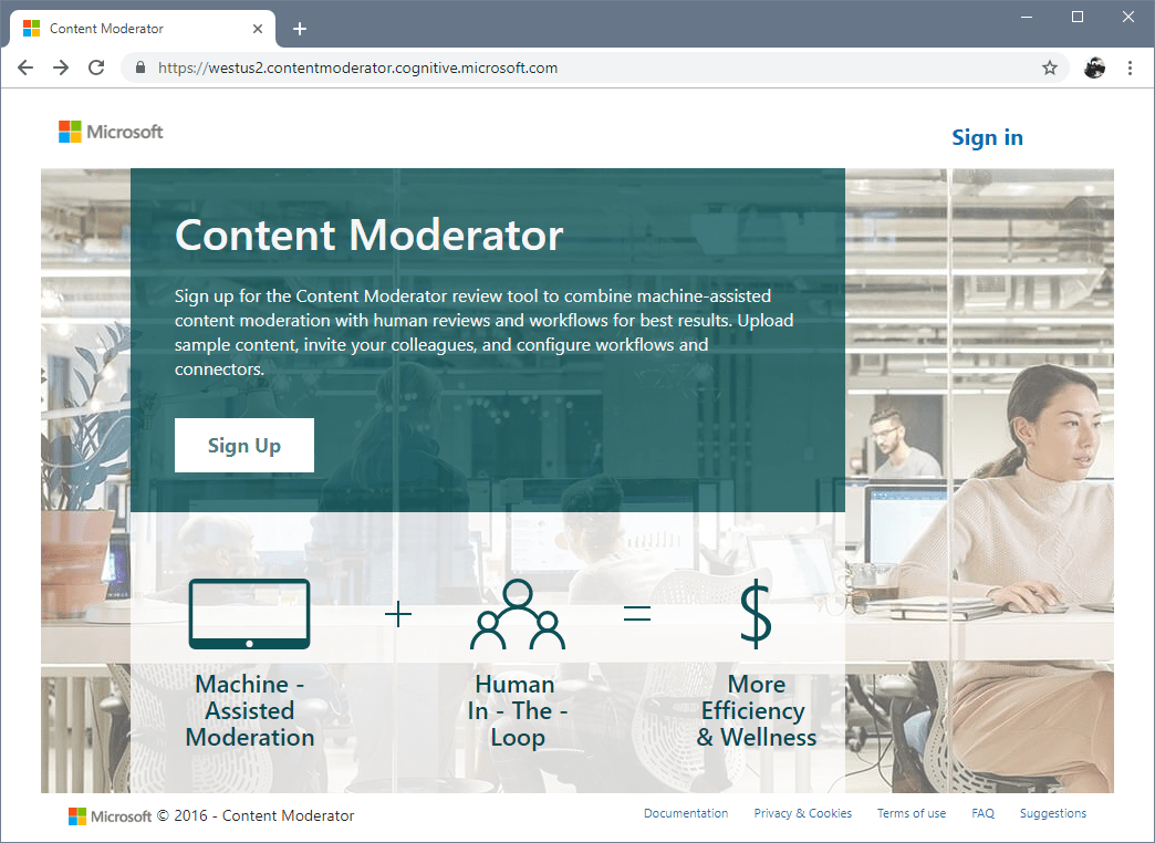 azure Content Moderator
