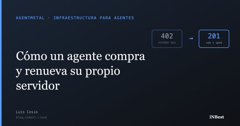 C&oacute;mo un agente compra y renueva su propio servidor