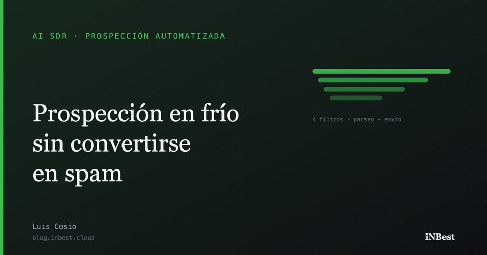 Prospecci&oacute;n automatizada sin convertirse en spam
